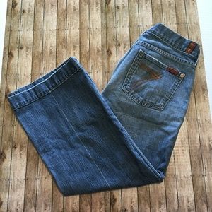 7 for all Mankind Dojo wide leg jeans sz 29